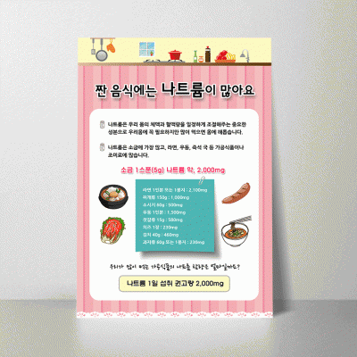 B250-1.짠음식에는나트륨이많아요