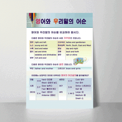 D122.영어와우리말의어순